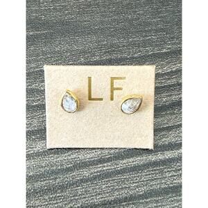 NWT Laura Frank Gold and Diamond-Tone Teeny Studs